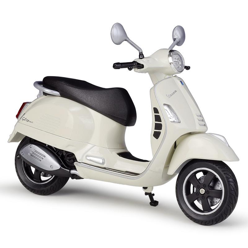Welly 1/12 Vespa GTS Super 2020 Legierung Klassisches Freizeit-Motorradmodell Simulation Metall Straßenmotorradmodell Kinderspielzeug Geschenke