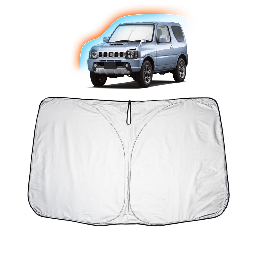 SKTU Suzuki Jimny Sunshade for Windshield Sun Heat UV Easy Convenient Jimny Custom Parts JB23/JB33 Jimny, Protection, Protection, Protection,