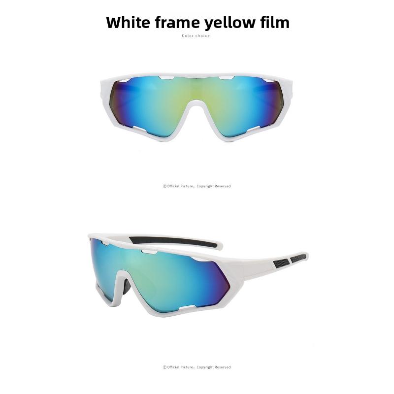 New colorful bicycle riding glasses women's sunglasses European and American outdoor sports sunglasses men's