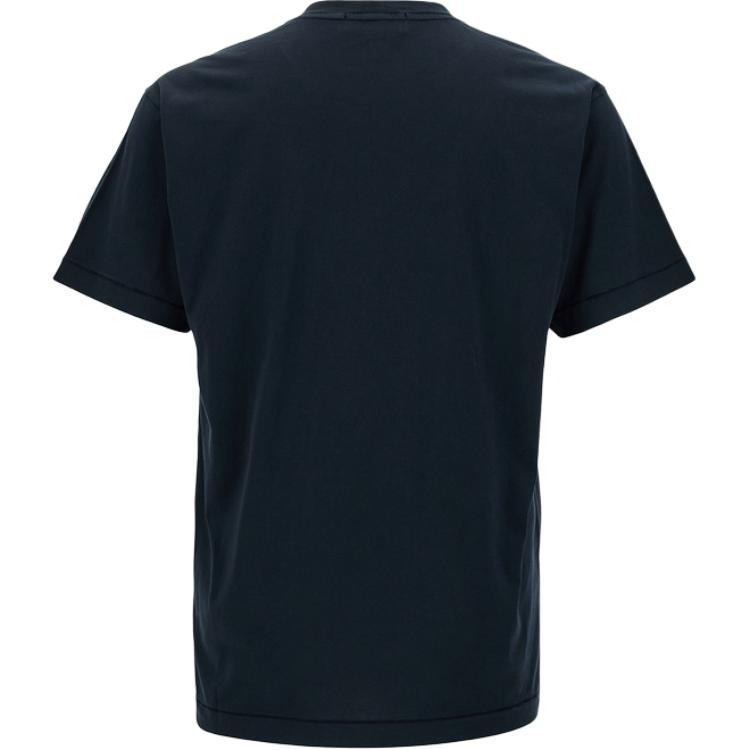 STONE ISLAND Logo Patch Crewneck T Shirt K2S152100027S0013-V0020