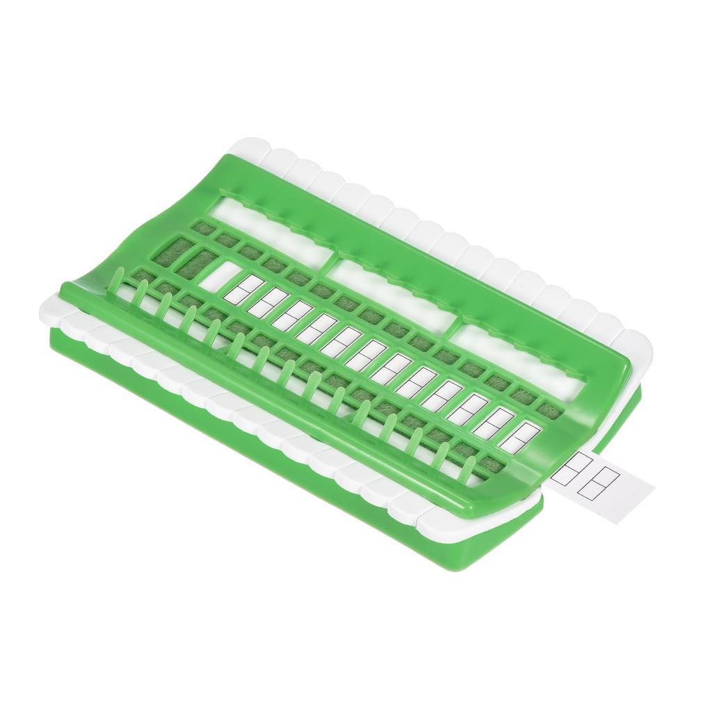 2 Pack Embroidery Floss Organizer, Plastic Needles Thread Organizers Shelf with 8 Pack Paper Card for Cross Embroidery Kit Tools