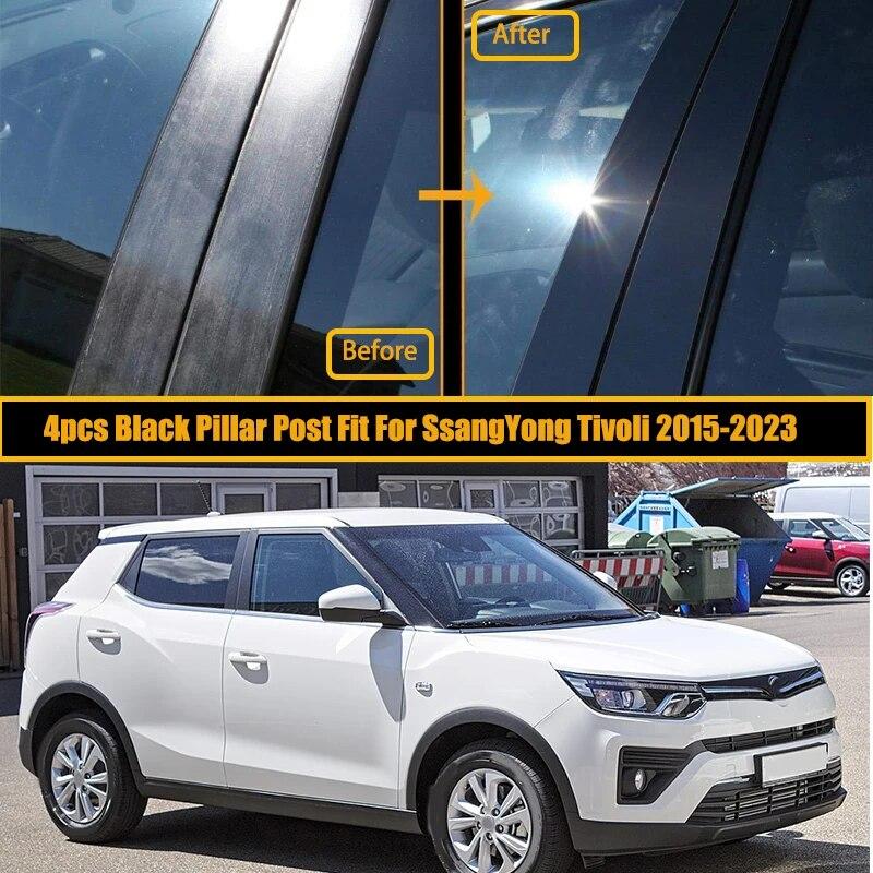 Car Door Pillar Posts for SsangYong Tivoli XLV Grand Air LUVi 2015-2023 Window Trim Cover BC Column Stickers