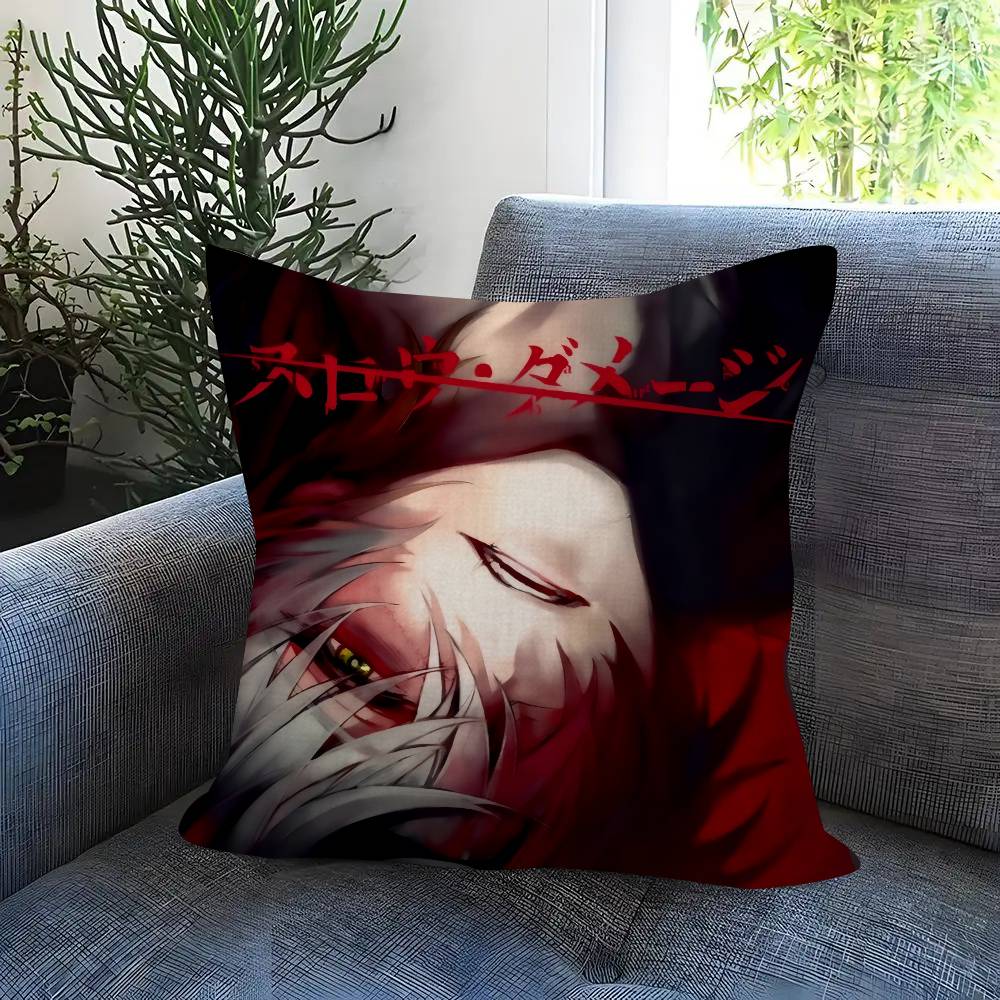 Anime Towa S-Slow D-Damage Personalized Picture Text Home Decorative Pillows Household Gifts 45X45Cm
