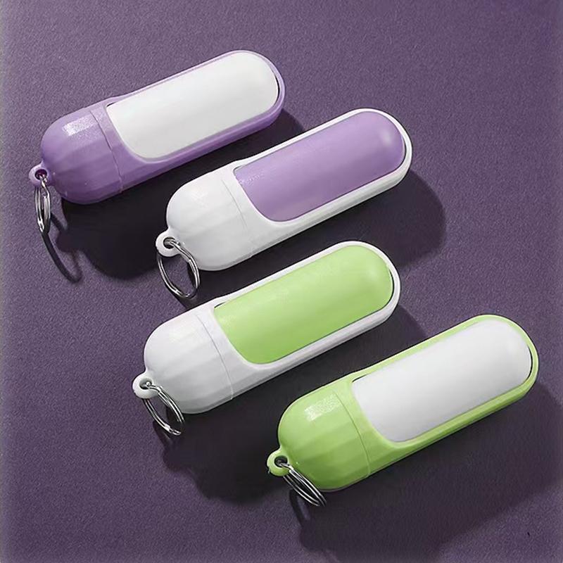 6 Pcs Stainless Steel Nail Cutter Pedicure Scissors Set With Capsule Shaped Storage Box Portable Manicure And Pedicure Tool