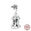 Pendentifs Charms en Cuivre Forme Karting Classique Amusant Convient pour Bracelet Charms Authentique Bijoux DIY Cadeaux Femmes