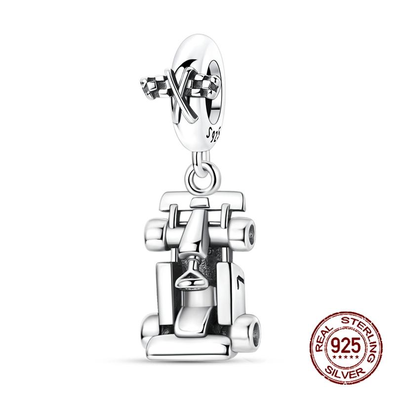 

Copper Car Classic Fun Go-Kart Shaped Pendants Charms Fits Genuine Charms Bracelet Women Do-It-Yourself Jewellery Gifts