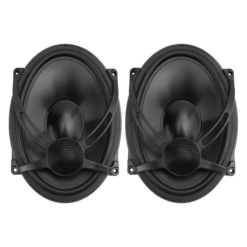 

Motorcycle 5 x7 Saddlebag Lid Speakers Black For Harley Touring Road King Street Electra Glide FLHR FLHX FLHT CVO 1994-2026 чёрный