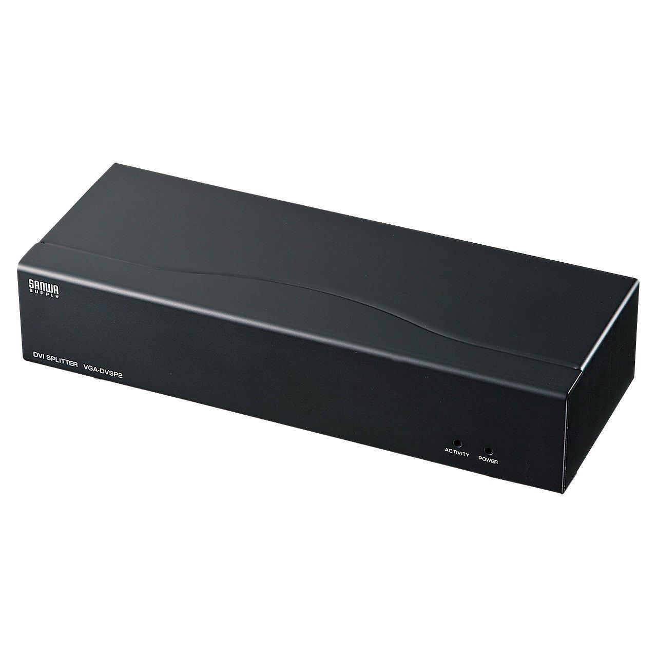 

Sanwa Supply DVI Display Splitter Full HD Compatible VGA-DVSP2 (2-Way) чёрный