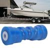 8inch Self Centering Keel Roller Bow Stop Heavy Duty PU Trailer Roller Bow Stop 0.67in Center Aperture for Boat Trailer Yacht