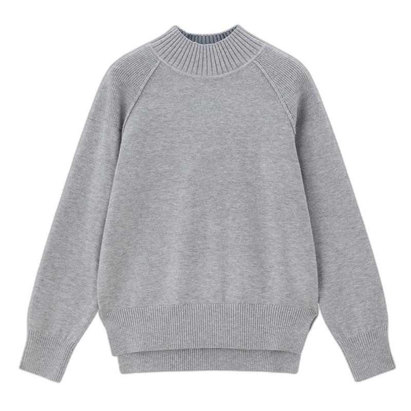 

Женский трикотажный свитер реглан с воротником-стойкой Giordano XL