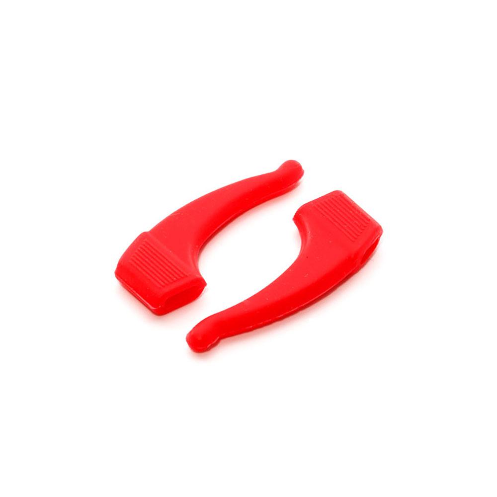 Silicone world 1Pair Anti Slip Ear Hook Eyeglass Eyewear Accessories Eye Glasses Silicone Grip Temple Tip Holder Eyeglasses Grip красный