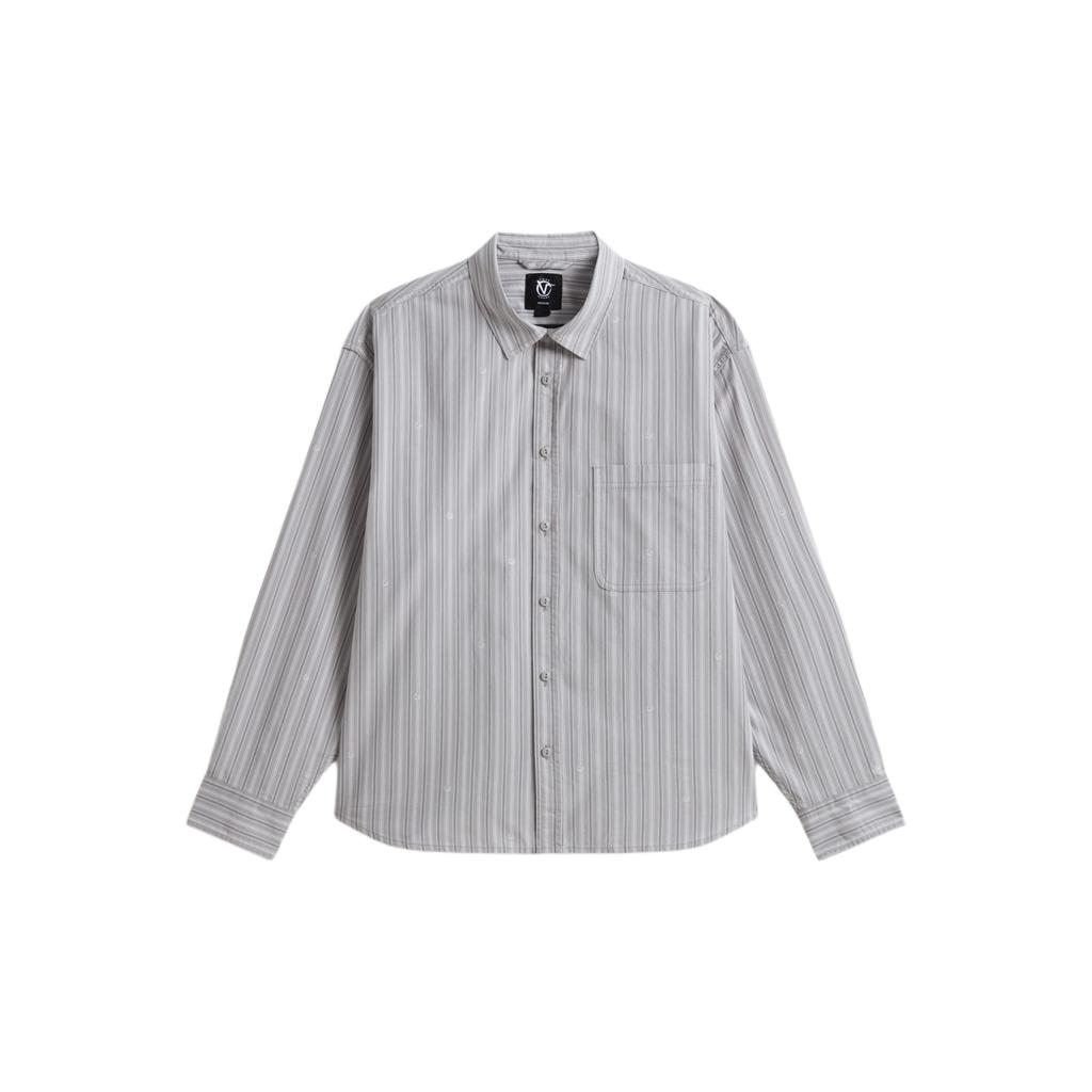 Vans Rowan Striped Long Sleeve Polo Shirt Men Shirts VN000ZY5LTG