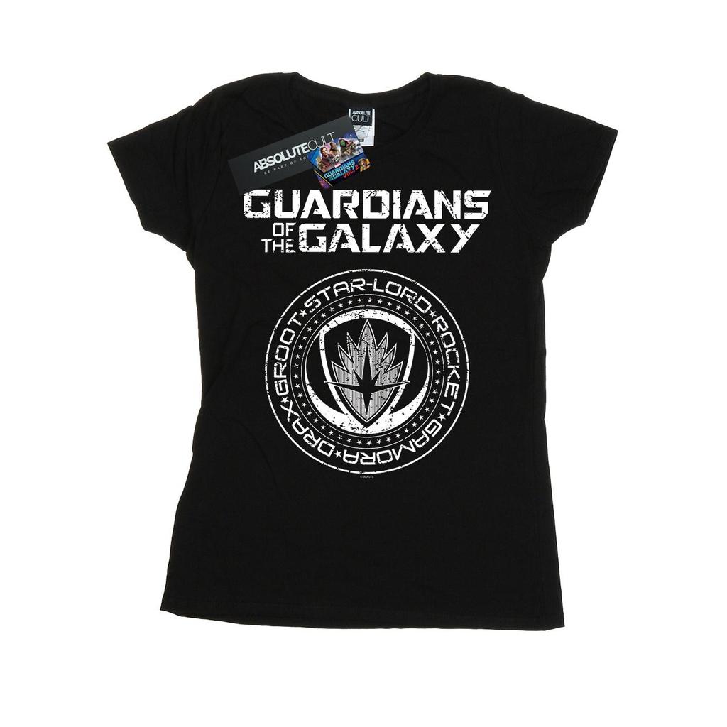 Marvel Womens/Ladies Guardians Of The Galaxy Vol. 2 Distressed Seal Cotton T-Shirt