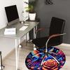 1pc Office Carpet Chair Mats Colorful Hummingbird Floral Illustration Perfect for Decorating Office Chairs, Living Rooms, Or Bedrooms