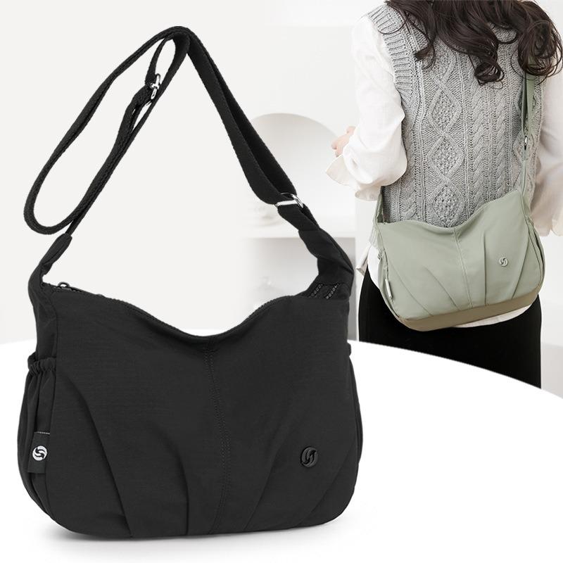 Crossbody Bag Multi-layer Women's Bag Spring New Women's Leisure Bag Lightweight Nylon Bag Single Shoulder Diagonal Span Women's Bag