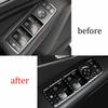 Window Switch Button Garnish Trim For Benz GLA CLA 2013- Real Carbon Fiber