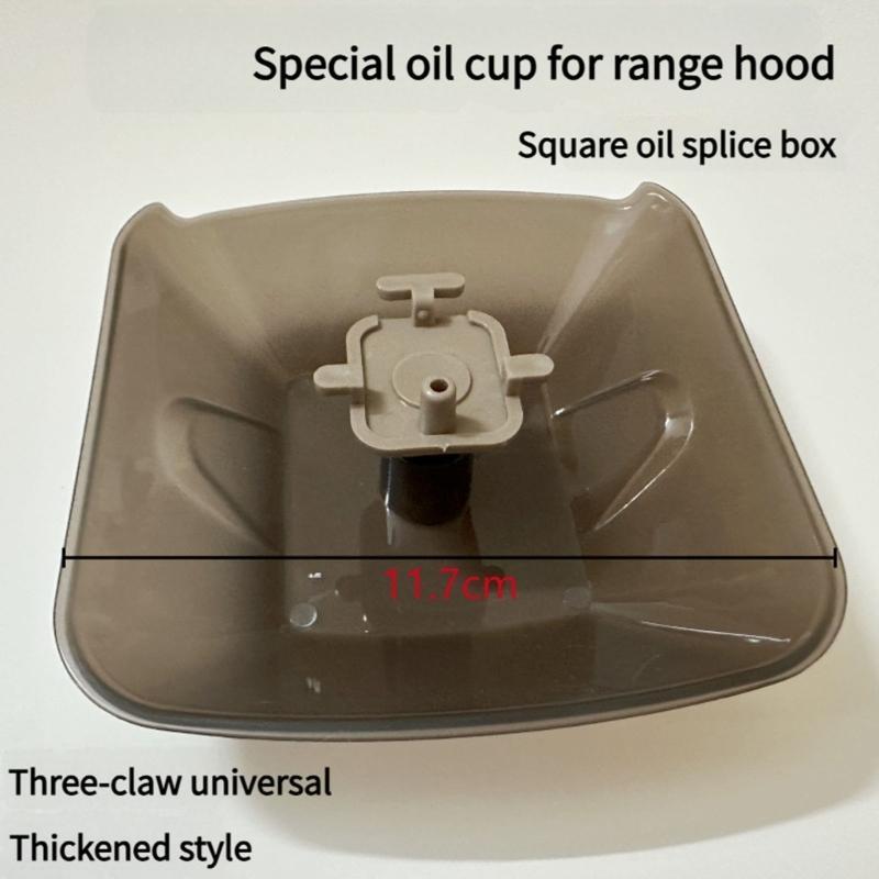 

4Pieces Various Brand Compatible Hood Oil Catching Cups Dishwasher Safe Smooth Surfaces Design Plastic Texture CN