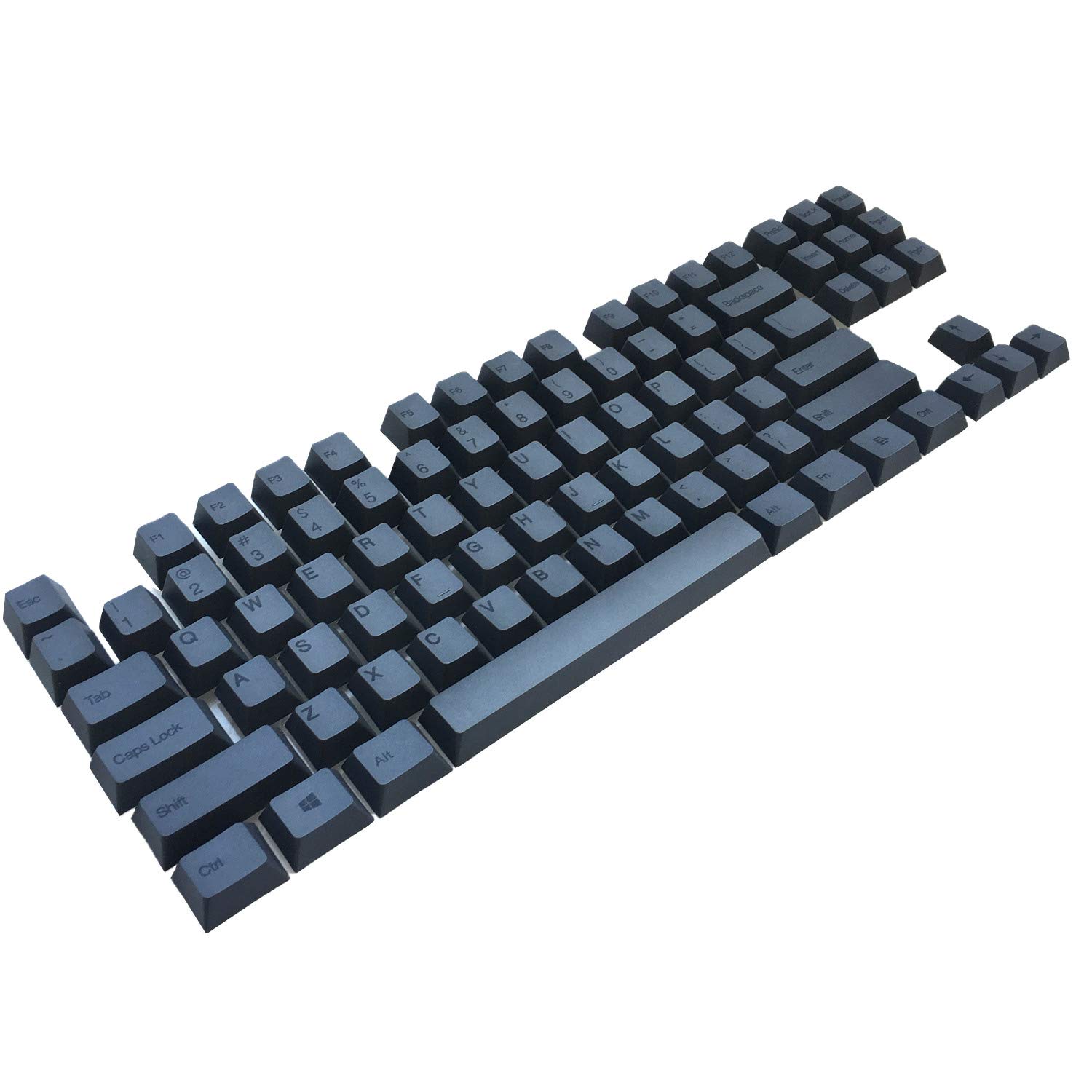 

Happy Balls 87 Keycaps Dye Sublimation Printing Cherry Profile Compatible MX Switch Mechanical Keyboard 61/87 (Grey) сірий колір