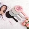 Custom Logo Mini Handheld Makeup Mirror - Portable Pocket Size