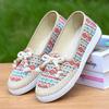 Shoes for Women Slip on Canvas Woman Footwear Spring Autumn Flat Cheap Streetwear Stretchy New in Casual Korean Style Outfits XL