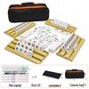 Portable Outdoor Mahjong Set: Ideal for Travel, Camping, and Home Use