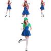 Women's Super Mario Bros Luigi Costume With Breathable Spandex And Exquisite Workmanship