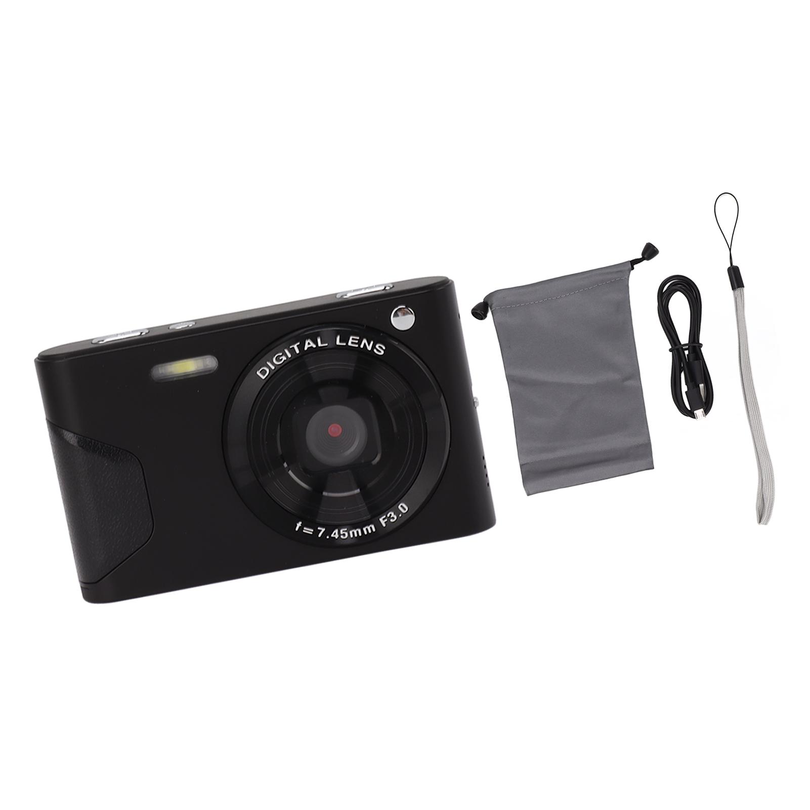 

Compact Digital Camera 30MP 1080P HD Smart Pocket Digital Camera 2.8 Inch IPS Screen 8X Zoom