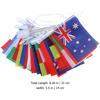 1 Set International Flag Banner Countries String Flag Banner Football Cup Decor Party Supplies Photo Backdrops Classroom Games