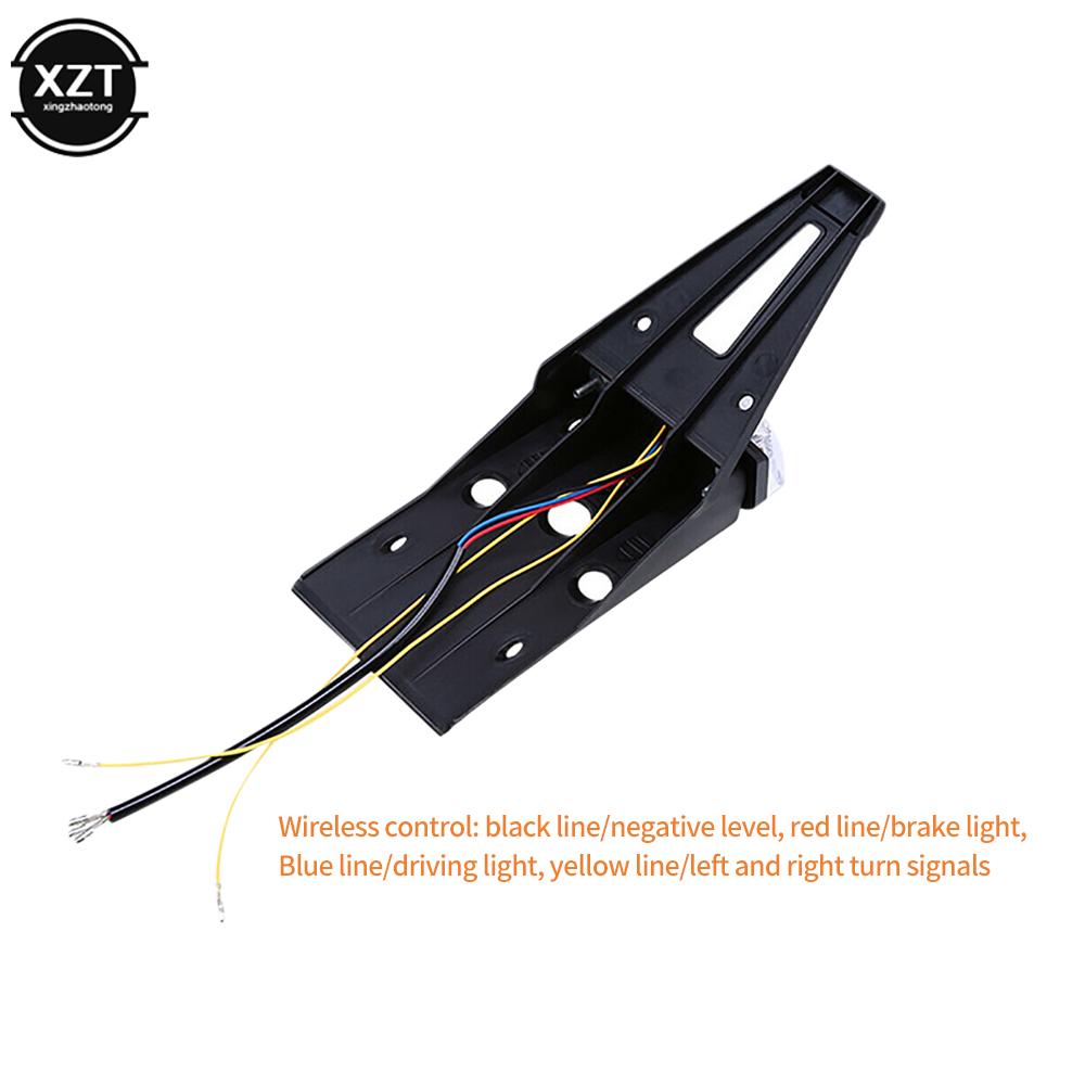 Luz trasera LED universal Polisport para motocicleta de 12 a 15 V y guardabarros trasero para moto de cross y enduro.