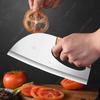 WXCOO Meat Cleaver Knife Kitchen Chef for Vegeable Meat Cutting Chopper Stainless Steel Effort Saving Kitchen Knife Accessories