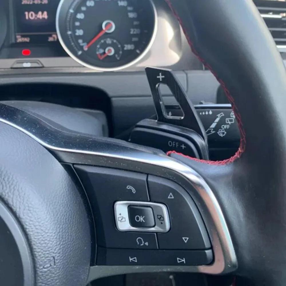 2026 Hot For Volkswagen VW Car Steering Wheel Paddle Shift Extend Shifter Sticker For VW Golf 7 7.5 GTI MK7 GTE GTD RLINE Volksw