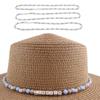 Candy Colored Plastic Bead Hat Belts For Cowgirl And Cowboy Fashionable Western Hat Decoration for Travel or Daily Use