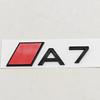 2026 NEW 3D ABS Car Styling logo A3 A4 Q3 Q5 Rear Trunk Badge Emblem Sticker For Audi A3 A4 A5 A6 A7 A8 Q3 Q5 Q7 Q8 Auto Accessories