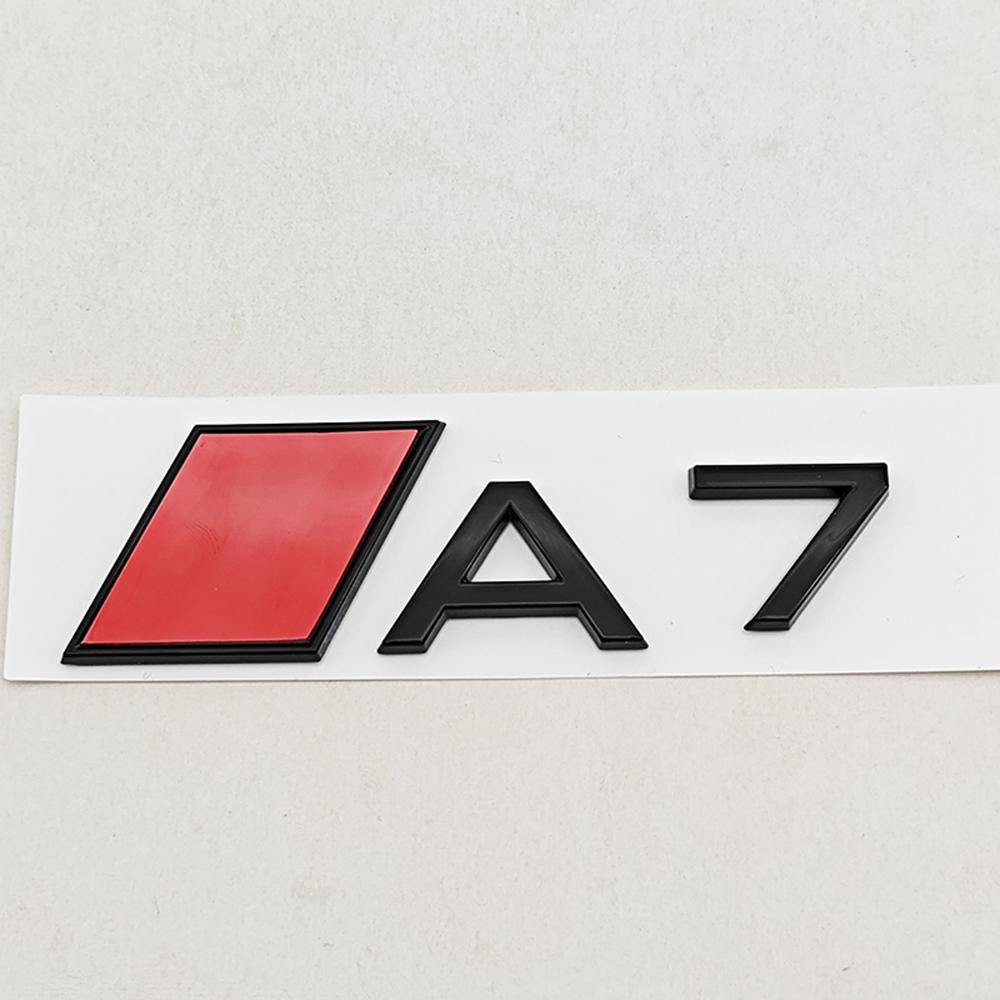 2026 NEW 3D ABS Car Styling logo A3 A4 Q3 Q5 Rear Trunk Badge Emblem Sticker For Audi A3 A4 A5 A6 A7 A8 Q3 Q5 Q7 Q8 Auto Accessories