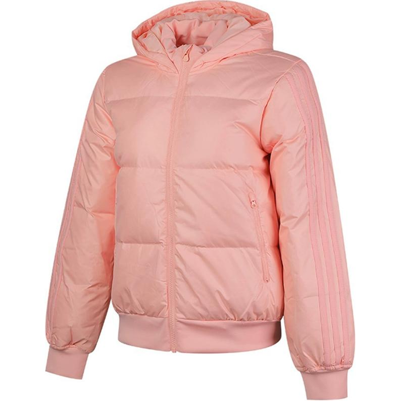 Adidas Neo Sports Hooded Down Jacket Women Jackets Bright-Pink EI4406