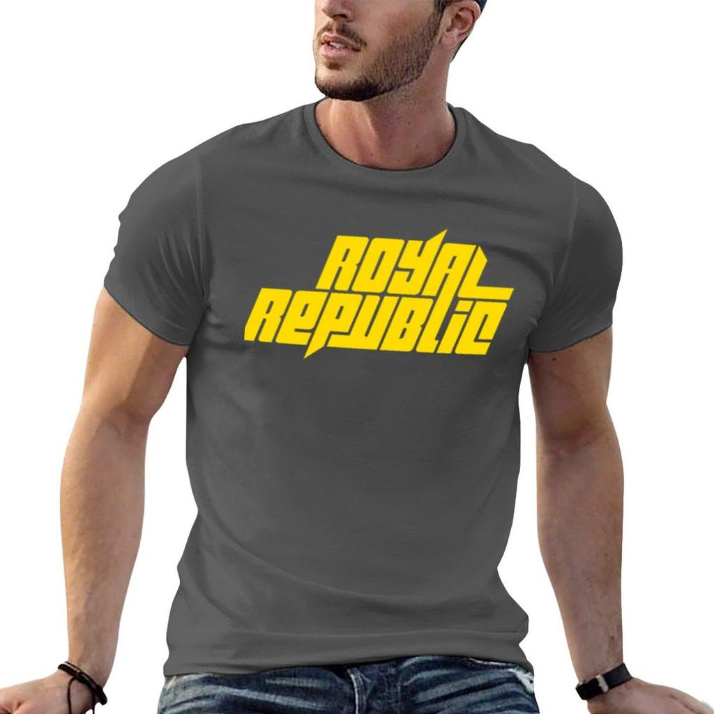 T-shirt Estiva Fresca con Logo della Band Royal Republic