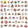 100 Waterproof Cute Sloth Graffiti Stickers for Suitcases, Notebooks, and Scooters