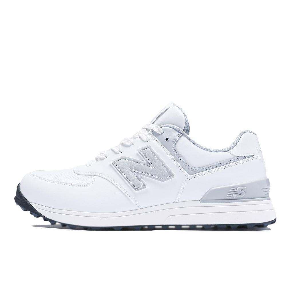 Golf Shoes UGS574v3 Spikeless Cm 2E [New Balance] Men's Women's S3(WHITE/SILVER) 27.5