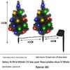 Solar Christmas Tree Garden Decorative Lights (Set of 2)
