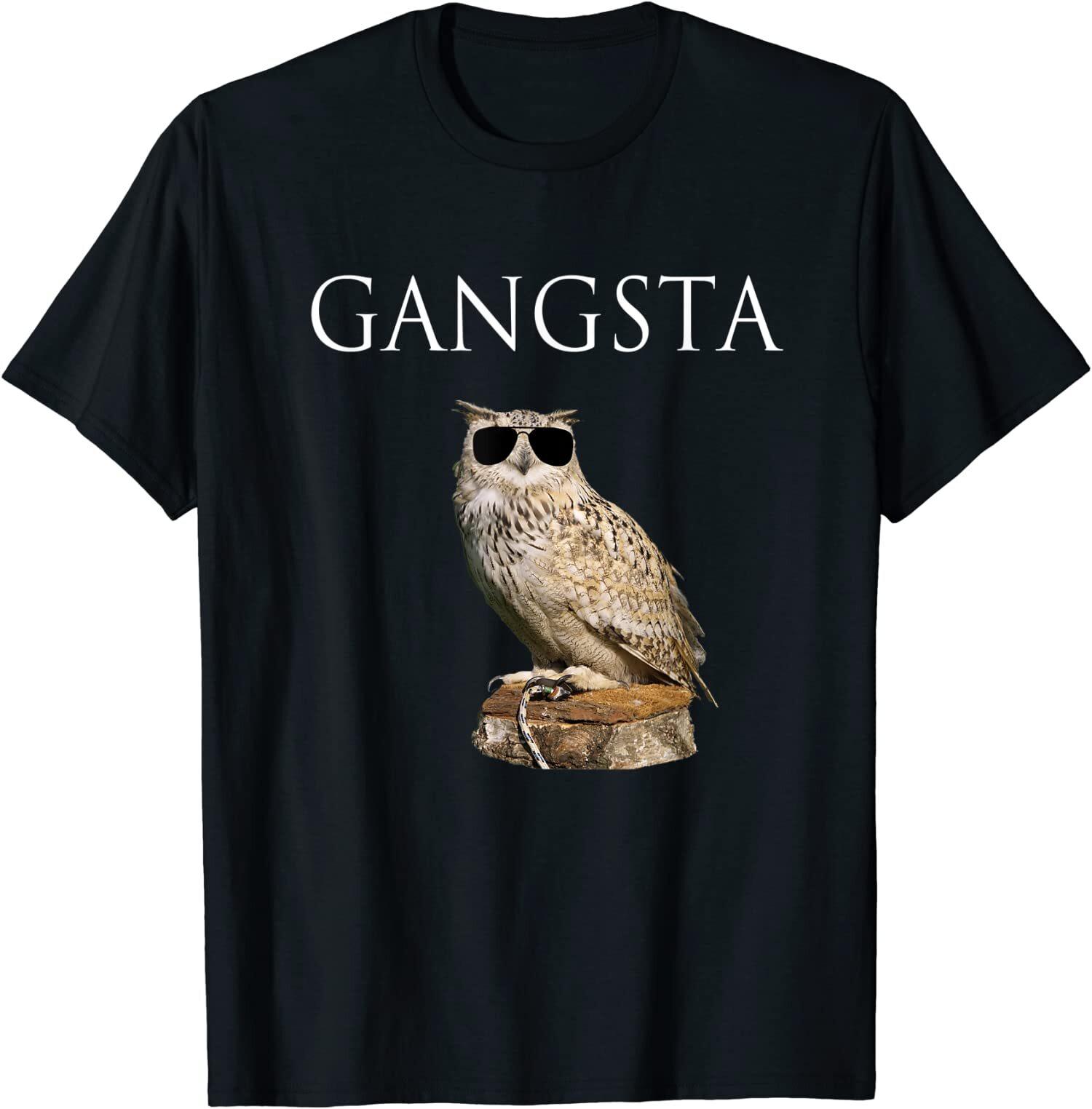 NEW LIMITED Great Horned Owl Gift Owl Types Gift T-Shirt S