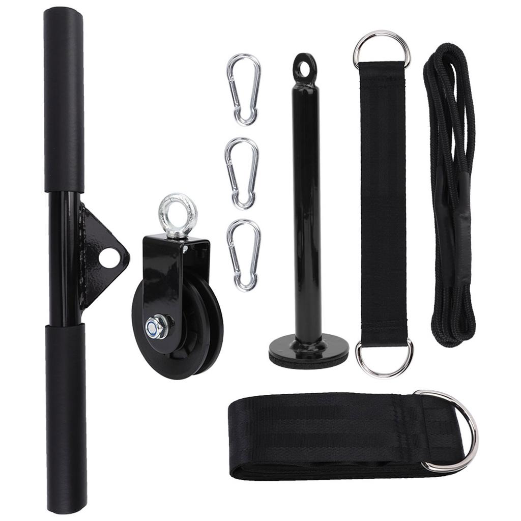 9Pcs Set DIY Fitness Equipment Set Loading Pin Pull Triceps Training Pulldown Pulley