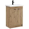 Bathroom Furniture Set Artisan Oak 56 X 37.5 X 81 Cm