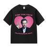 Lustiges Dr. Gregory House Gesicht T-Shirt für Damen, Unisex, Vintage Sommer Mode, Extra Große Größe