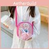 Charming Princess Style Nylon Crossbody Bag For Girls Perfect For Casual Use And Outdoor Adventures In Vibrant Colors