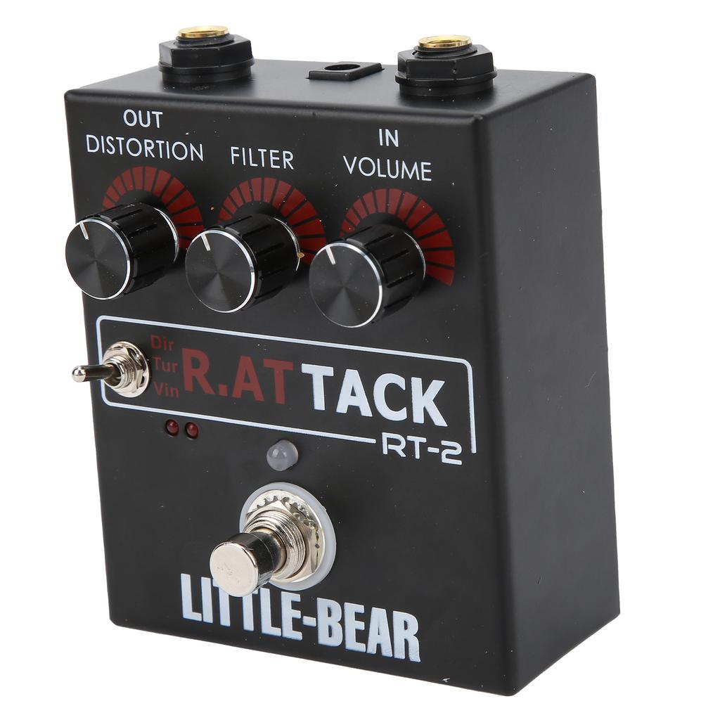 Guitar Distortion Effector Electric 3‑Level for RAT Tone Single Effect Accessories LM308N