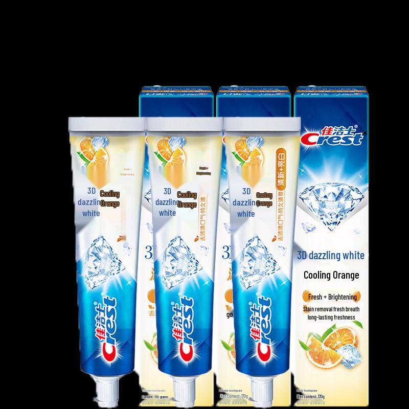 Crest 3D White Refreshing Icy Orange Toothpaste
