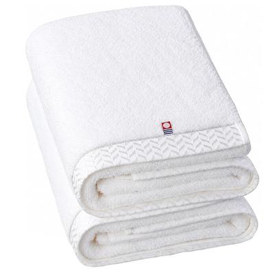 Imabari Towel Bath Towels, Premium Quality, 100% Cotton, Set of 2, Extra Thick, White, Fluffy, Made