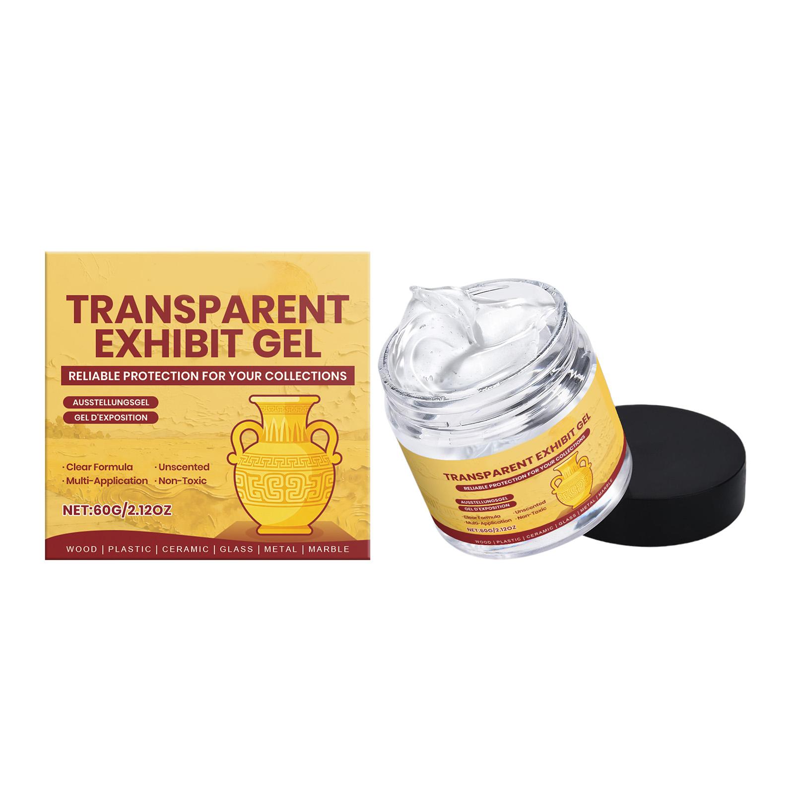 

Ransparent Exhibition Gel, Multi Material Adaptable, Protective Base For Exhibits And Collections, Ensuring Stability One Size жовтий