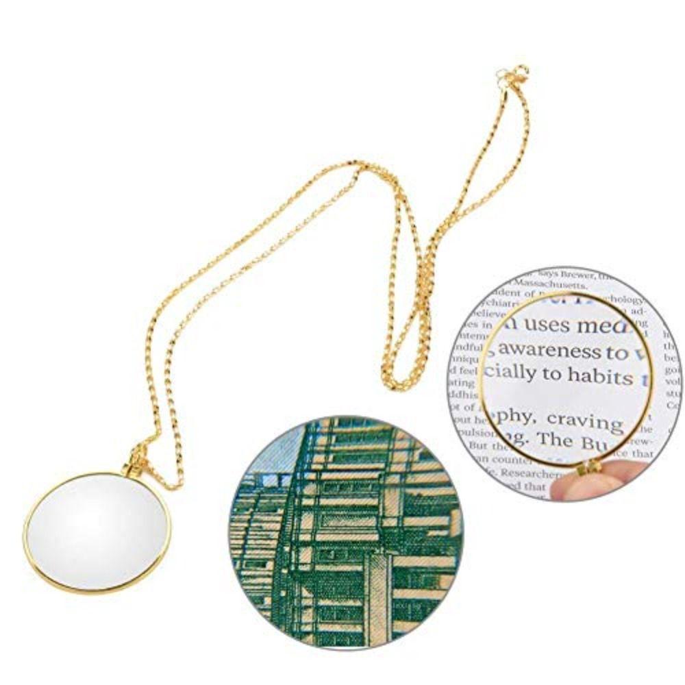 Hangend Ornament Vergrootglas Hanger Cadeau Optisch Vergrootglas Ketting Ouderen