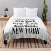 New York New York Throw Blanket
